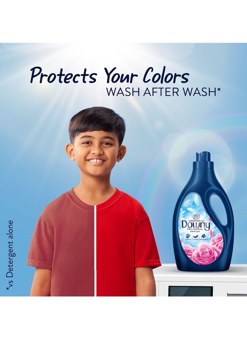 Downy Rose Garden Fabric Conditioner Concentrate Softener With Colour Portection More Softness And Long Lasting Freshness 1L  - Image 2