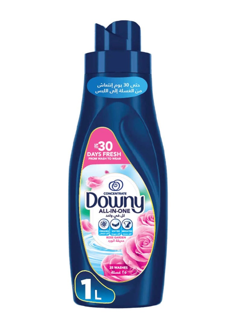 Downy Rose Garden Fabric Softener All-In-One Concentrate 1L - Image 1