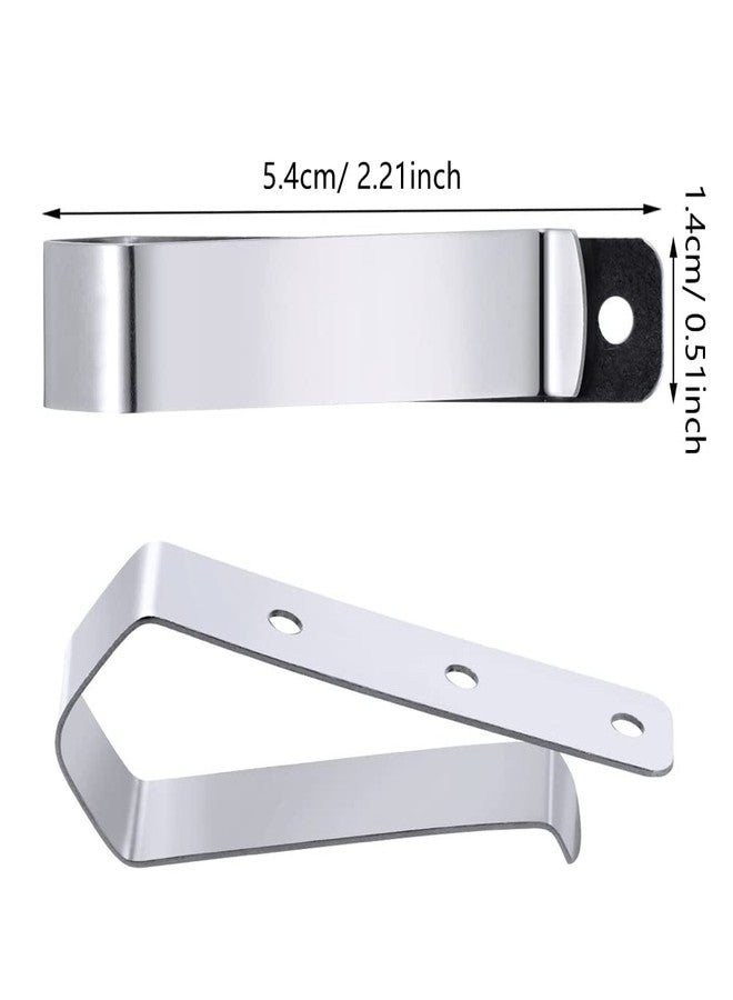 Acvoce Garage Door Opener Remote Visor Clip Replacement for Liftmaster Chamberlain Sears Craftsman Garage Door Remote Opener Visor Clip 29B137, Stainless Steel, 2 Pack - Image 2