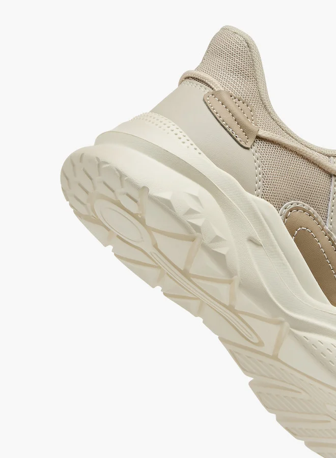 شو اكسبرس Panelled Sports Shoes with Lace Closure