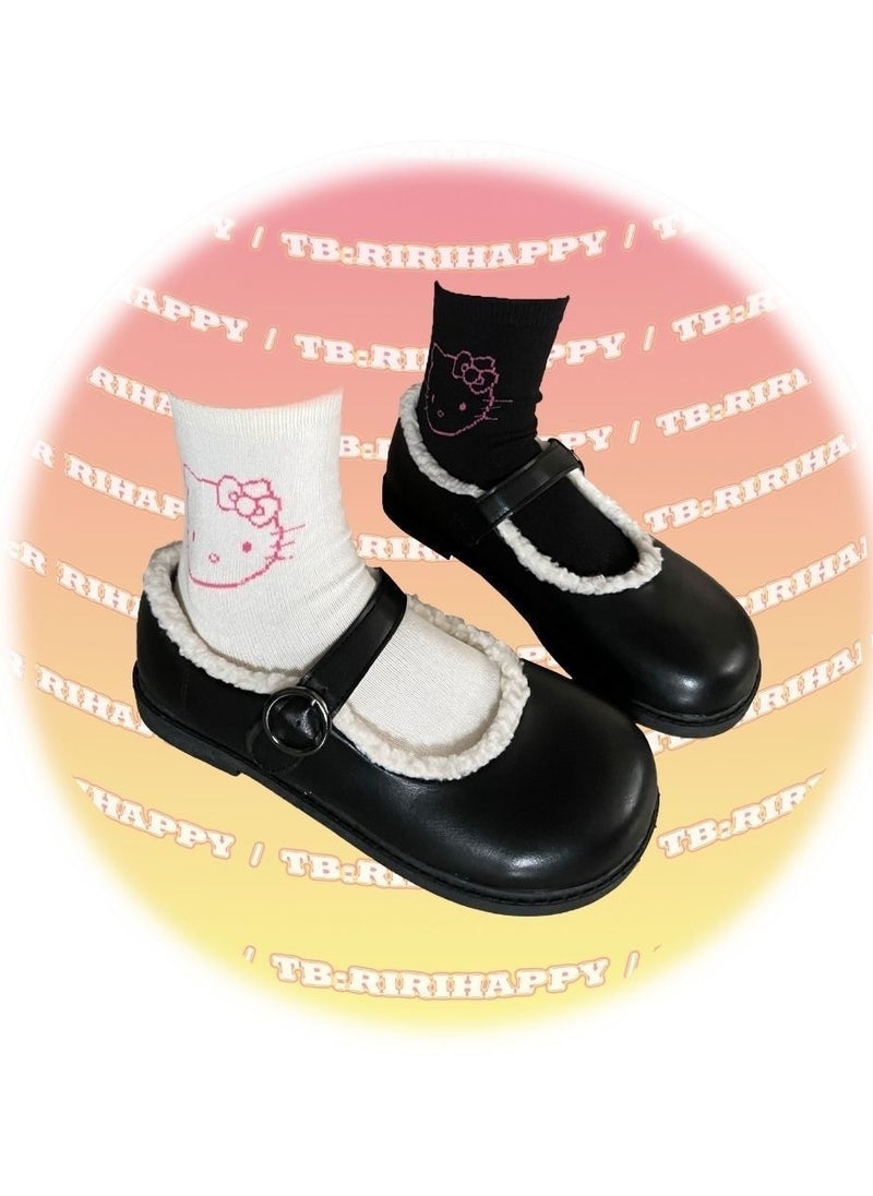 Hello Kitty Pack of 3 Hello Kitty Cotton Casual Socks  - Image 2