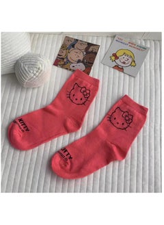 Hello Kitty Pack of 3 Hello Kitty Cotton Casual Socks  - Image 5