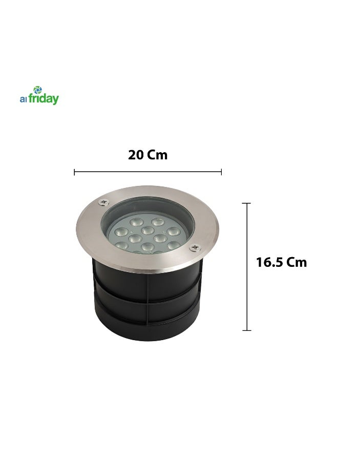 ALFRIDAY Recessed Inground LED Up light 24W 3000K IP65 Warm White - Image 5