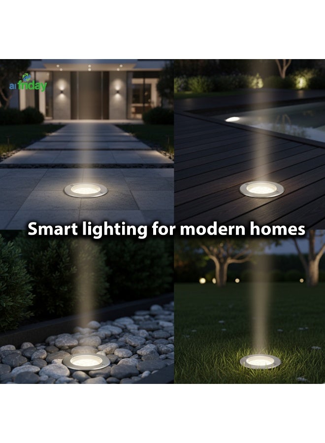 ALFRIDAY Recessed Inground LED Up light 24W 3000K IP65 Warm White - Image 3