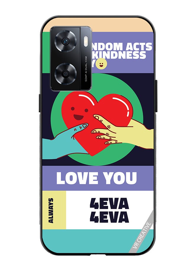 VR CREATIVE Protective Case Cover For OnePlus Nord N20 SE Act Of Kindness Design Multicolour - Image 1