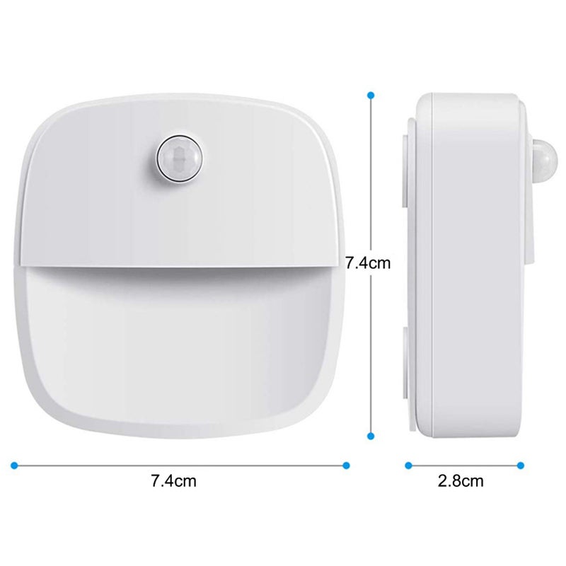 1PC Motion Sensor LED Night Light Decoration Closet Cabinet Lamp Battery Operated Light for Kitchen Closet Counter Wall - Image 2