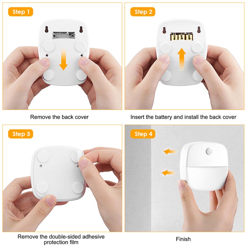 1PC Motion Sensor LED Night Light Decoration Closet Cabinet Lamp Battery Operated Light for Kitchen Closet Counter Wall - Image 3