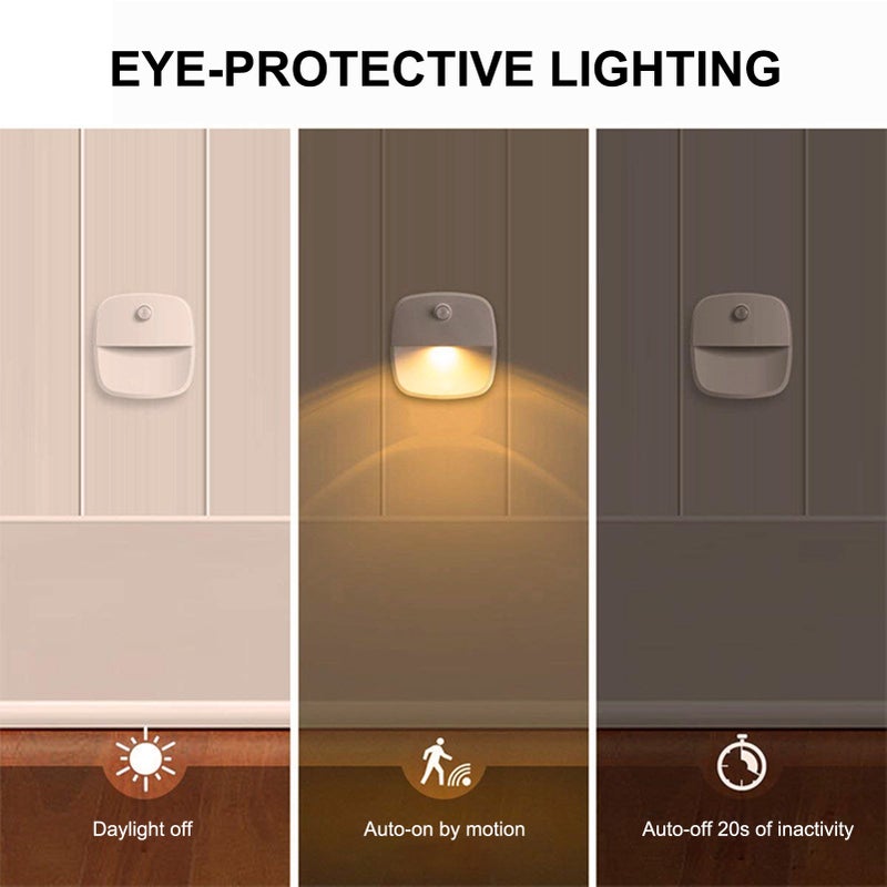 1PC Motion Sensor LED Night Light Decoration Closet Cabinet Lamp Battery Operated Light for Kitchen Closet Counter Wall - Image 4