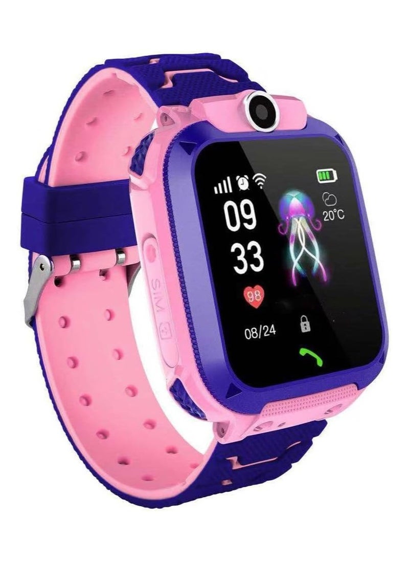modio - Modio MK06 Kids Smart Watch With Camera Sim Card Slot and IP67 Waterproof  Pink - Image 1