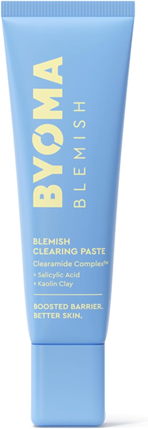 BYOMA Blemish Clearing Paste For Sensitive Skin Reduces Redness Clears Active Blemishes Fades PostBlemish Marks with Salicylic Acid for Smooth Healthy Skin