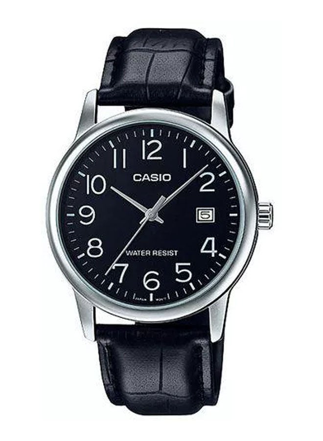 CASIO Leather Analog Watch MTP-V002L-1BUDF  - Image 1