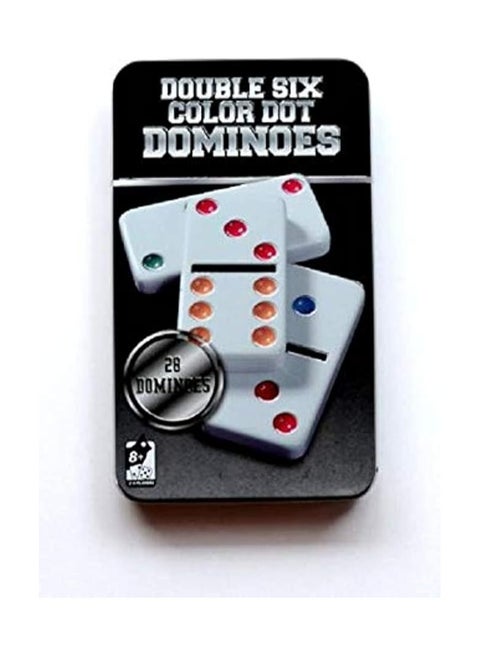 Dominoes Premium Set Of 28 Double Six Color