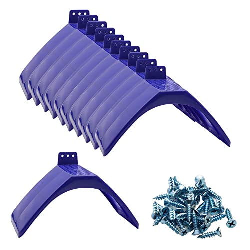 MODUODUO Pigeons Rest Stand with Screws 10 Sets Plastic Bird Perches for Dove Pigeon and Other Birds - Image 2