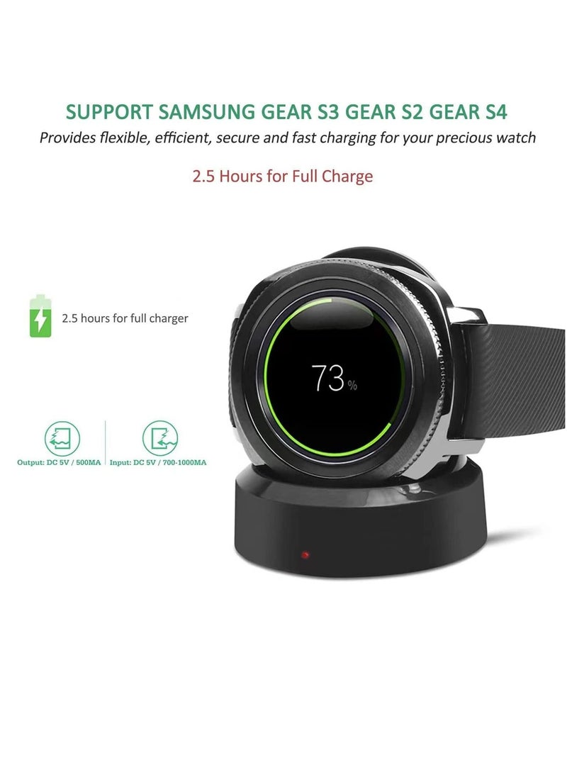 Generic - Samsung Gear S3 Charger,Wireless Qi Charging Dock for Samsung Gear S3 Classic/Frontier Smartwatch - Image 1
