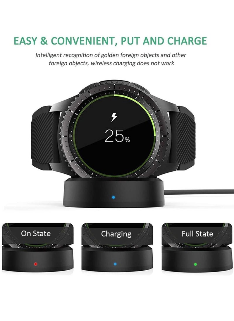 Generic - Samsung Gear S3 Charger,Wireless Qi Charging Dock for Samsung Gear S3 Classic/Frontier Smartwatch - Image 1