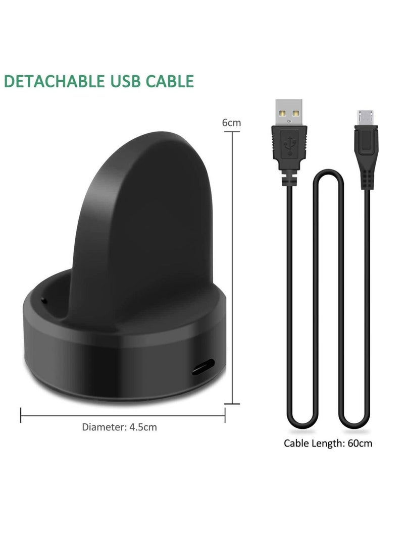 Generic - Samsung Gear S3 Charger,Wireless Qi Charging Dock for Samsung Gear S3 Classic/Frontier Smartwatch - Image 1