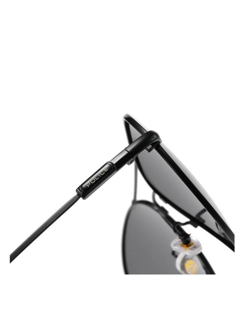 POLICE Pilot Polarized Sunglasses,Cycling Sunglasses, with UV 400 Protection Metal Frame Gun frames - Image 2