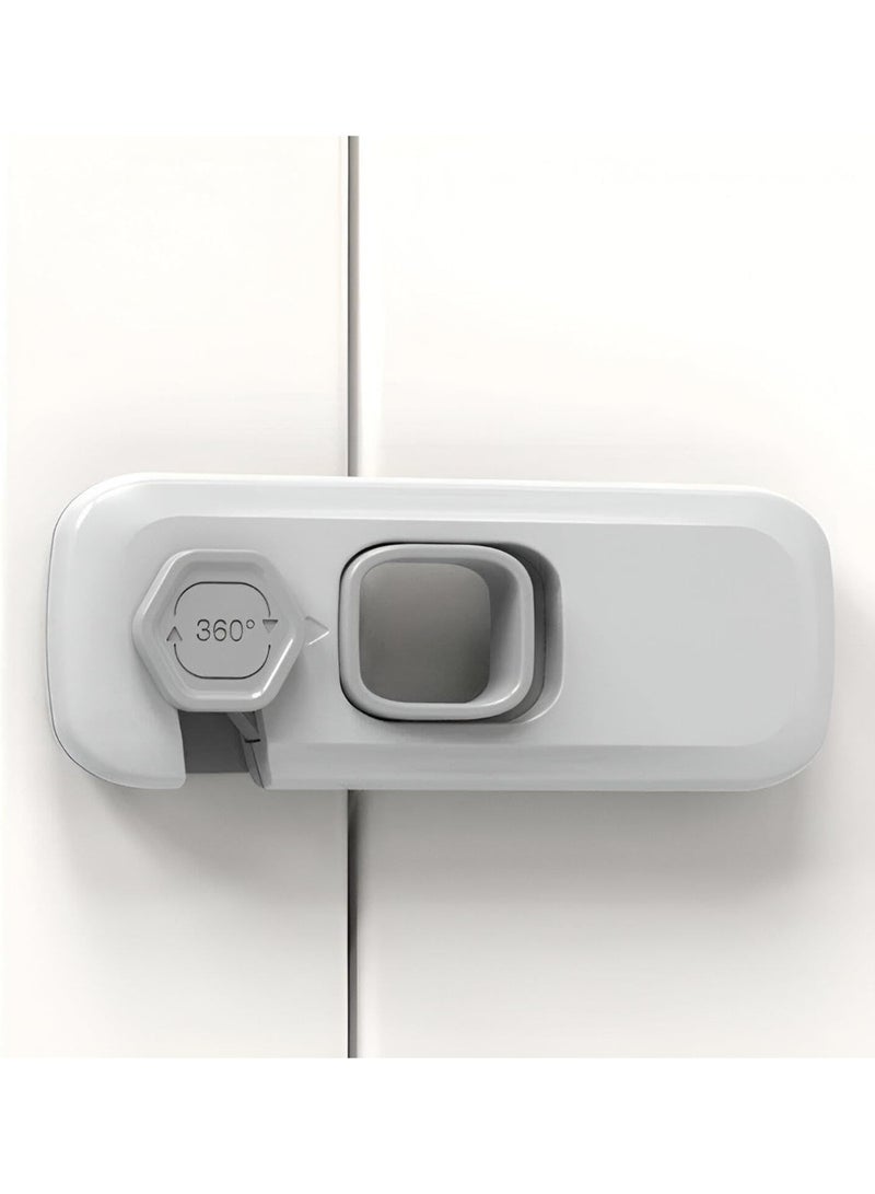 (1 Pcs) Furniture Safety Locks for Kids, Child Safety Lock for Fridge, Drawers, Cupboard, Cabinet, Window Safety Multifunction Accessories Buckle Lock for Baby and Toddlers (Assorted Color) - Image 1