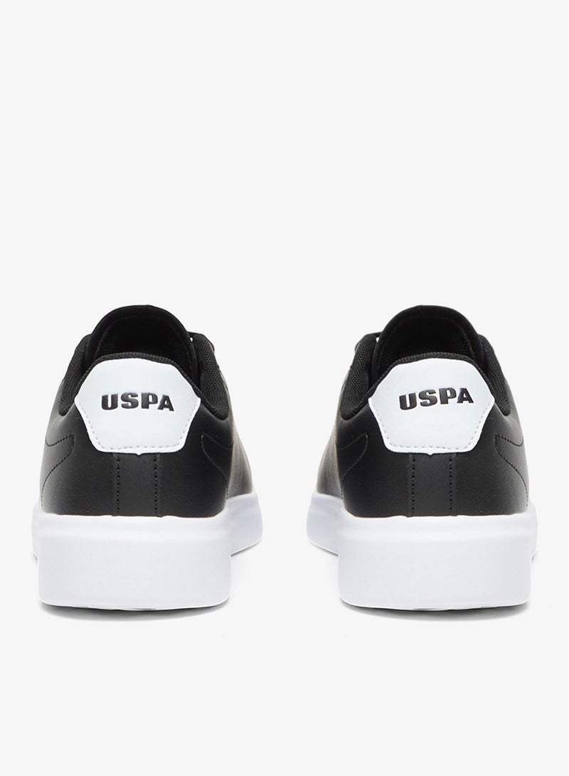 يو اس بولو اسن سنيكرز نسائي أسود بتصميم كاجوال مريح - Image 4