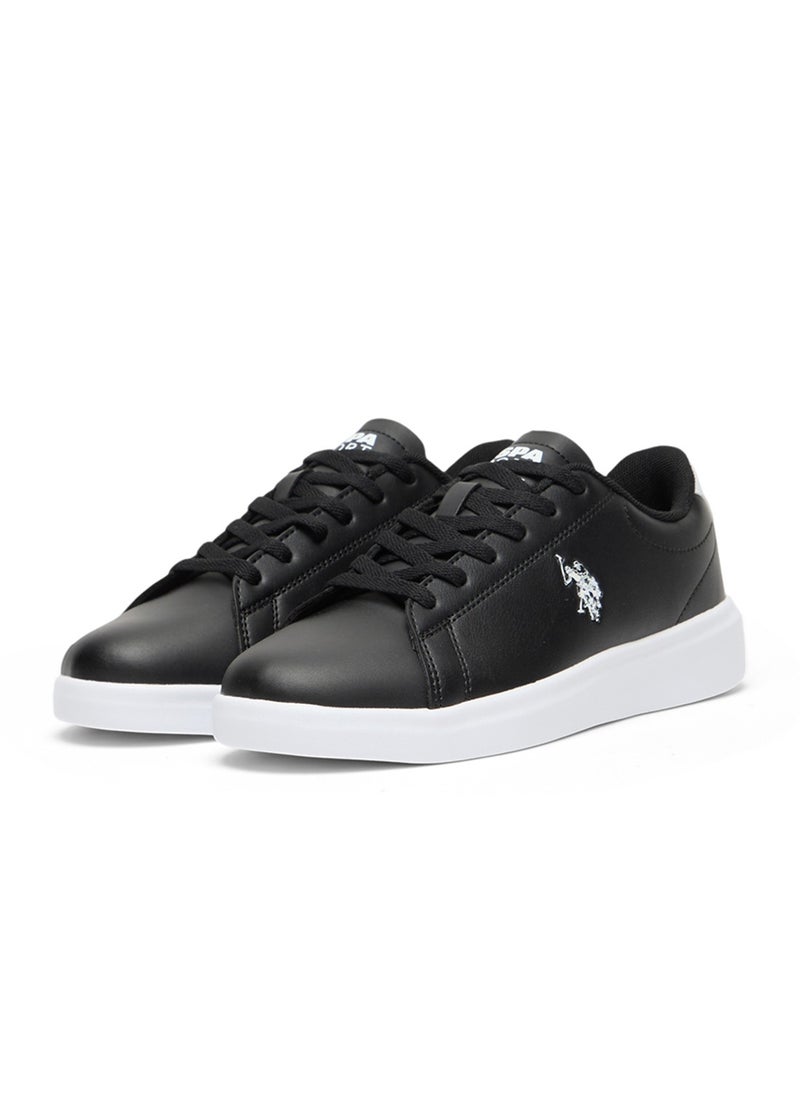 U.S. Polo Assn. - Women's Black Low-Top Sneakers - Lightweight Lace-Up Design, Comfortable Casual Shoes for Everyday Wear - Image 1