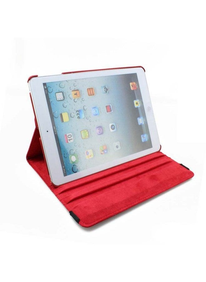 Applicable Ipad Tablet Protective Case Ipad10.2 Rotating Protective Leather Case Ipad11 Litchi Pattern Tablet Leather Case-Color:Dark Blue-Applicable Model:pro 9.7 】 - Image 2