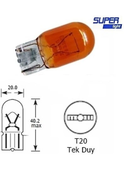 T20 Bottomless Amber Parking Bulb Single Lampholder - pzsku/Z115E82E26DF9D8D01DC5Z/45/_/1737454923/58455986-6361-4787-aecc-0fbe95abd8ea