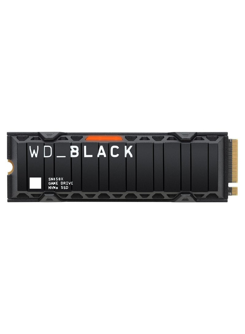 WD SN850X NVMe PCIe 4.0 Gaming Internal SSD with Heatsink, Up to 7300 MB/s Sequential Read & 6600 MB/s Write Speeds, M.2 2280, 1.75 Million Hours MTTF, 12000TB Endurance | WDS200T2XHE 2 TB - Image 1