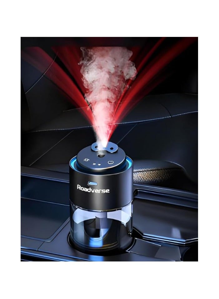 ROADVERSE Starry Sky Projection Smart Car Diffuser, Star Sky Luxury Smart Car Air Fresheners Essential Oil Diffuser for Rooftop Room Office  - Image 1