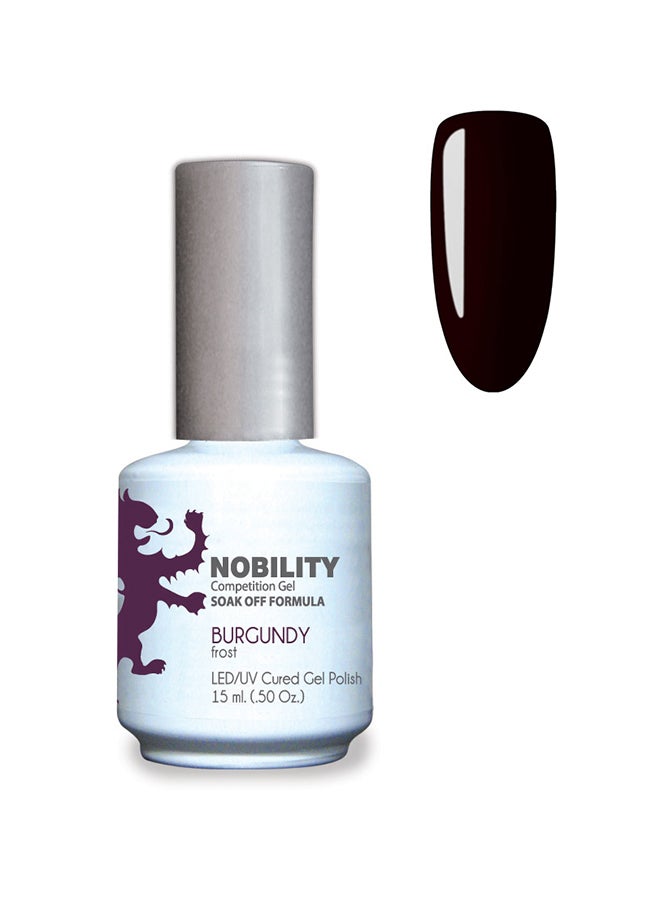 Lechat Gel Nail Polish 15 ml, Long Lasting, Chip Resistant, Requires Drying Under UV Led Lamp Burgundy Nbgp46 