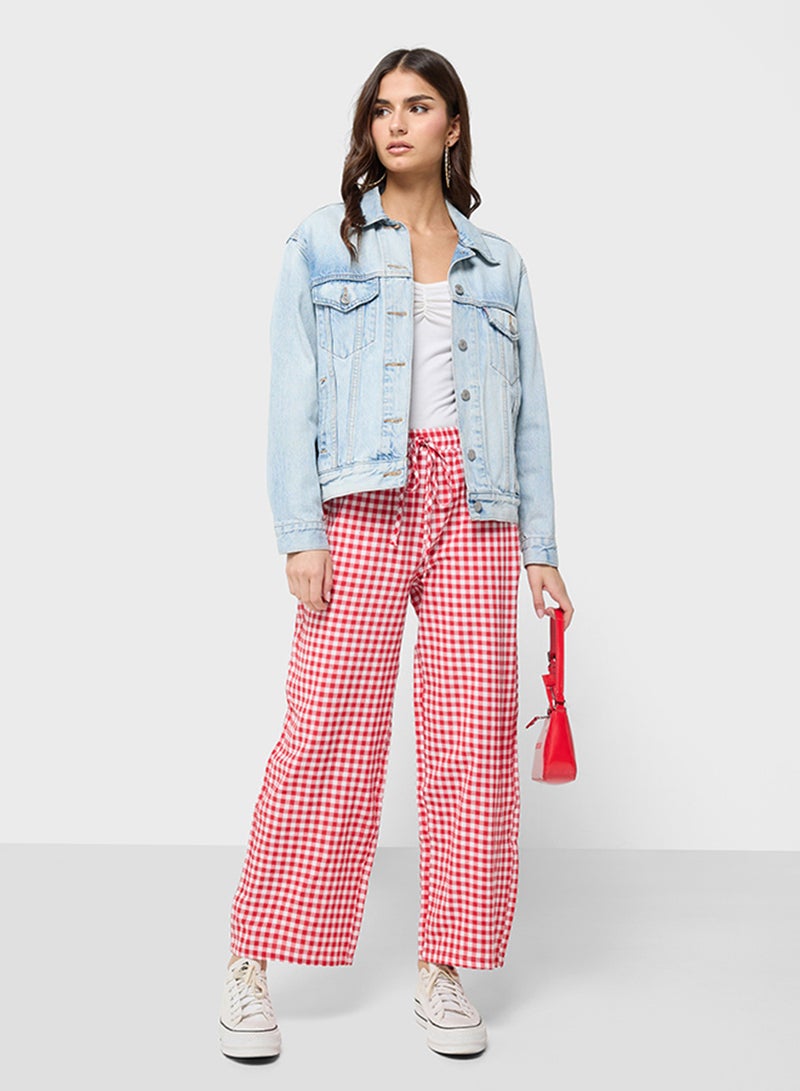 Ginger Gingham Pullon Pants - Image 1