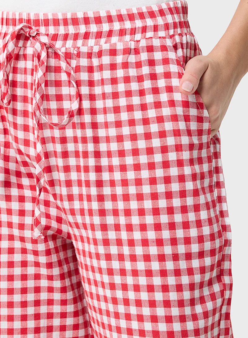 Ginger Gingham Pullon Pants
