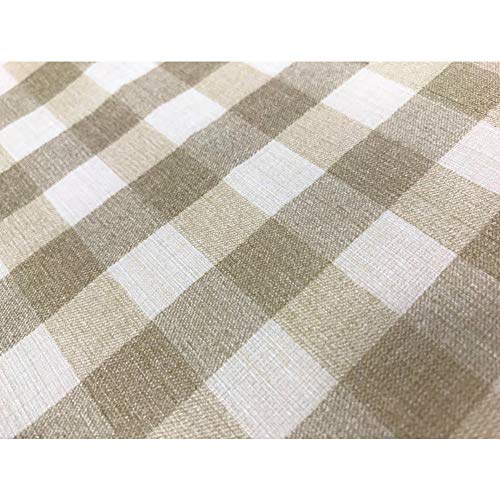 Freelance PVC Vinyl Tuscany Flannel Backing Dining Plastic Table Cover Cloth - Waterproof Protector, 4-6 Seater, Rectangle 54x78 inches (with White Border Edge Lace) - Product of Meiwa, Japan - Image 3
