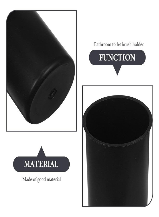 BUGUUYO Toilet Brush Cup Holder Sturdy Plastic Bathroom Brush Container for Cleaning Essential Toilet Cleaning Tool Stylish Organized Design for Restrooms - Image 4