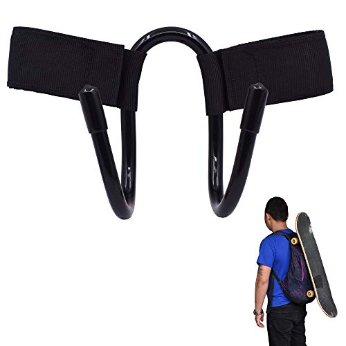 YYST Backpack Attachment Carrier Hanger Rack Hook Holder for Carrying Mini Cruiser, Cruiser Board,Skateboard - Fit Most Backpacks - Easy to Use - No Backpack - Image 1