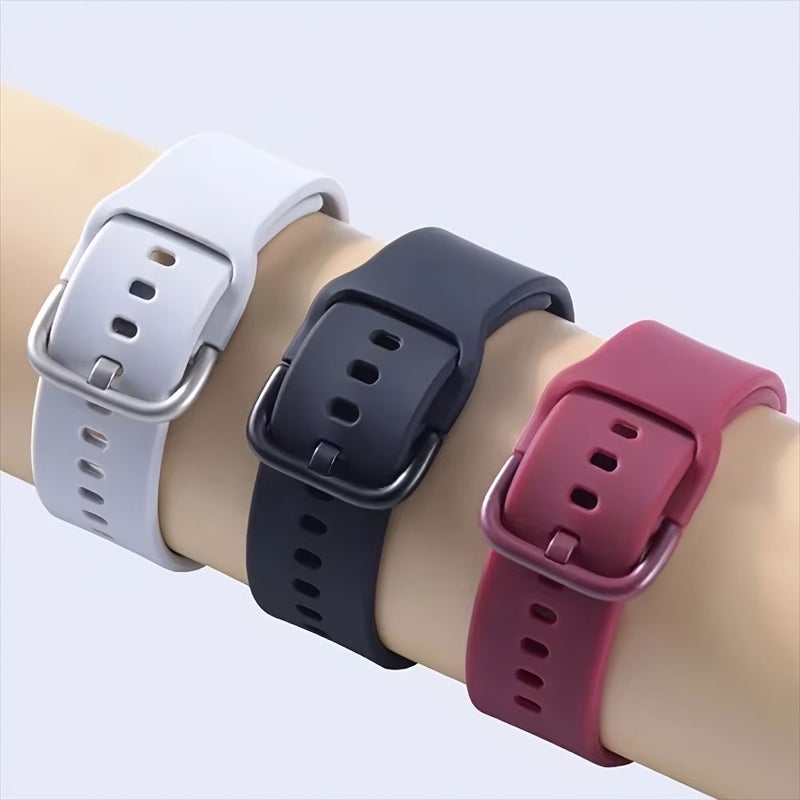 Color Matching 22mm Smartwatch Strap For Redmi Watch 5 Lite 5 Active And Xiaomi Watch 2 Pro S4 S3 S2 S1 Mi Color 2 Plus Fine Wristbands And Various Watch Models Dark Green - Image 3