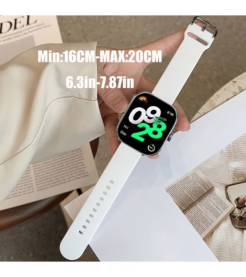 Color Matching 22mm Smartwatch Strap For Redmi Watch 5 Lite 5 Active And Xiaomi Watch 2 Pro S4 S3 S2 S1 Mi Color 2 Plus Fine Wristbands And Various Watch Models Dark Green - Image 2