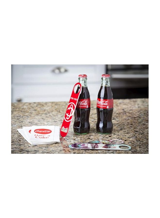 Tablecraft Coca-Cola Classic Logo Flat Bottle Opener, Red - Image 2