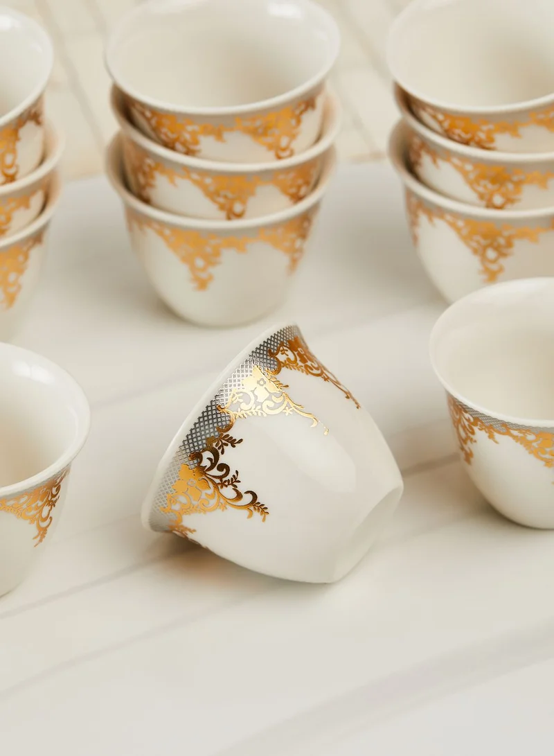 Nimah Set Of 12 Ceramic Arabic Coffee Cup