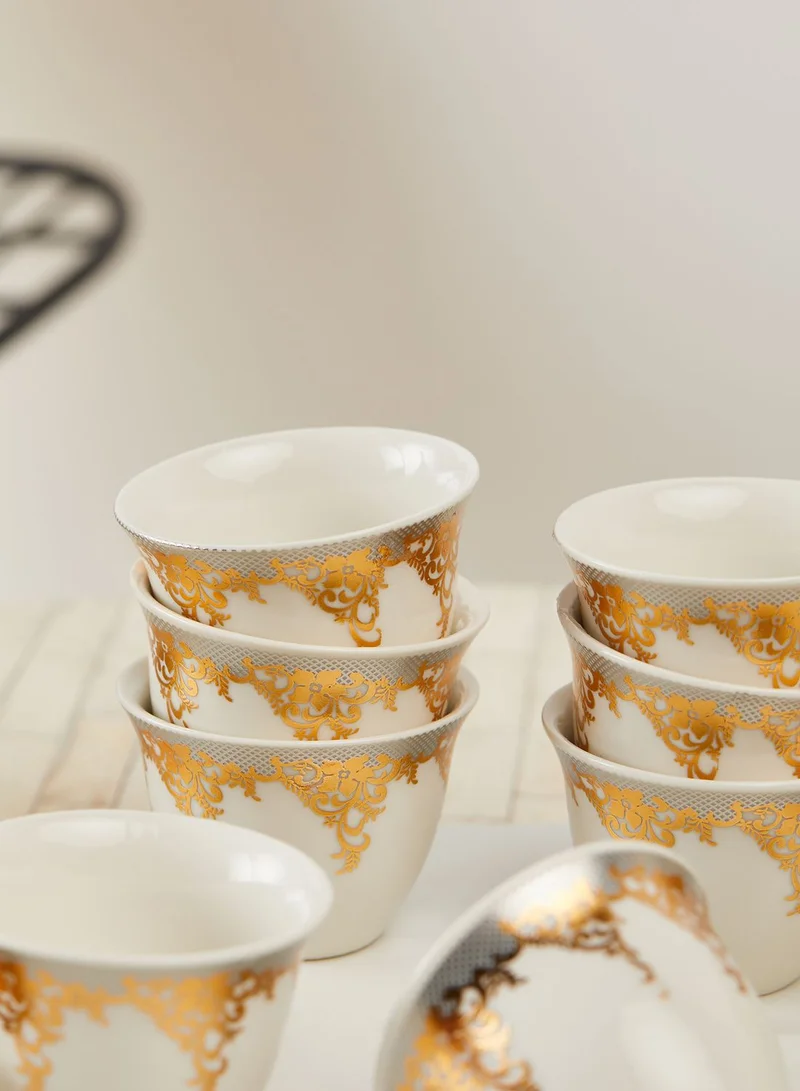 Nimah Set Of 12 Ceramic Arabic Coffee Cup