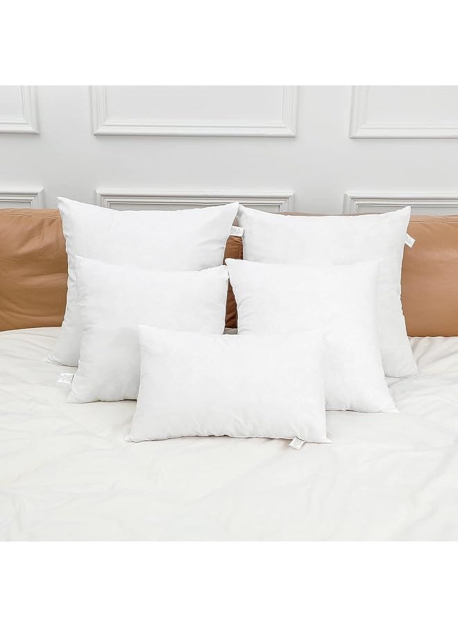 erorex - Cushion Filler 60X60 Set For 4 Square With Cotton Cover Euro Decoration Cushion Inner 7D Hollowfibre Filling Throw Pillows Inserts For Sofa Couch Bed Indoor Office Decor - Image 1