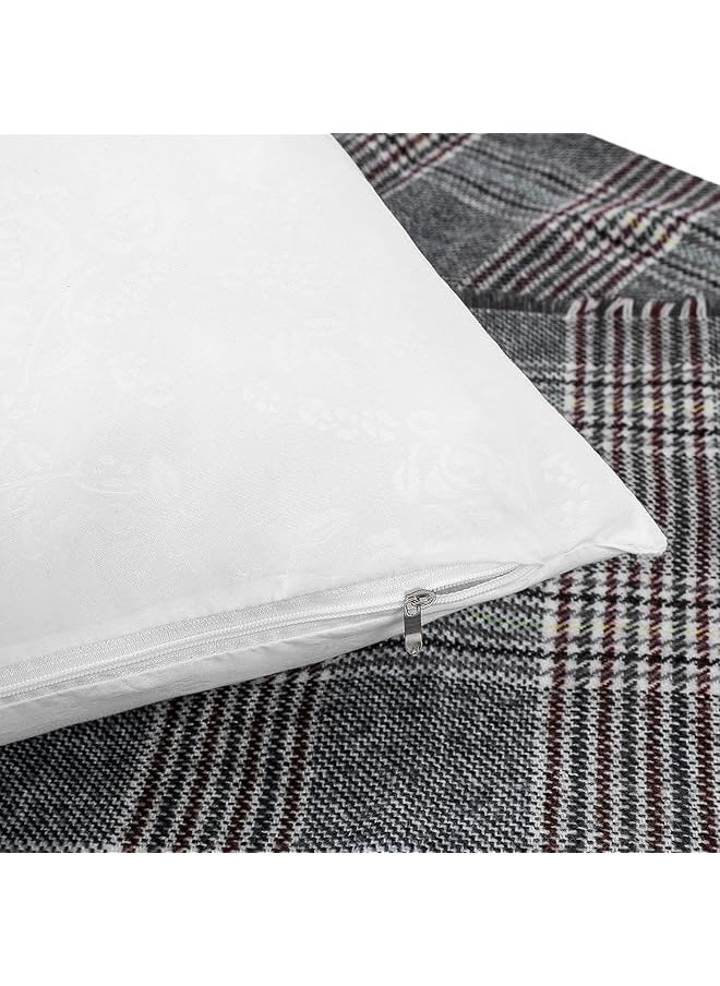 erorex - Cushion Filler 60X60 Set For 4 Square With Cotton Cover Euro Decoration Cushion Inner 7D Hollowfibre Filling Throw Pillows Inserts For Sofa Couch Bed Indoor Office Decor - Image 1