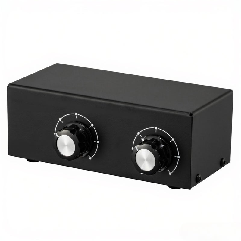 150W 14AWG مربع تحكم مستوى صوت مكبر الصوت الساكن سطح المكتب مع ضبط مستوى صوت مكبر الصوت وضبط قناتين منفصلين يسار/يمين - Image 1