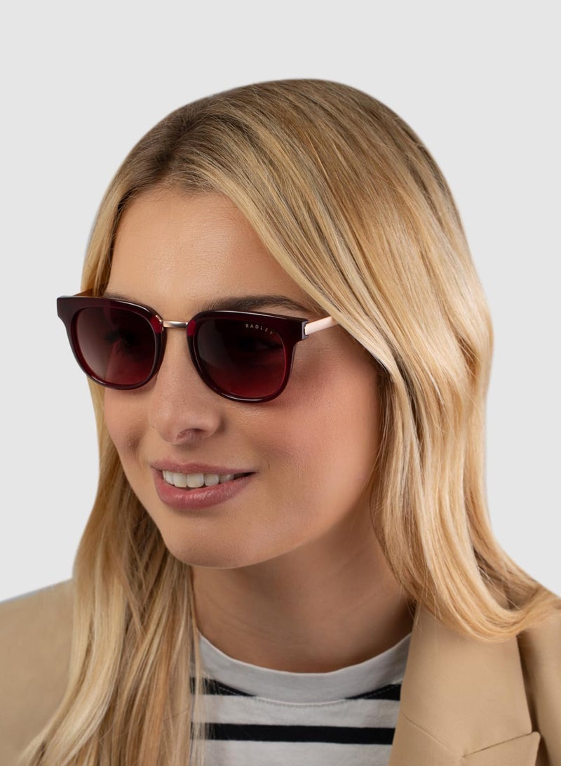 Radley نظارات شمسية مستديرة للنساء RDS-6510 بني 49 مم - Image 4