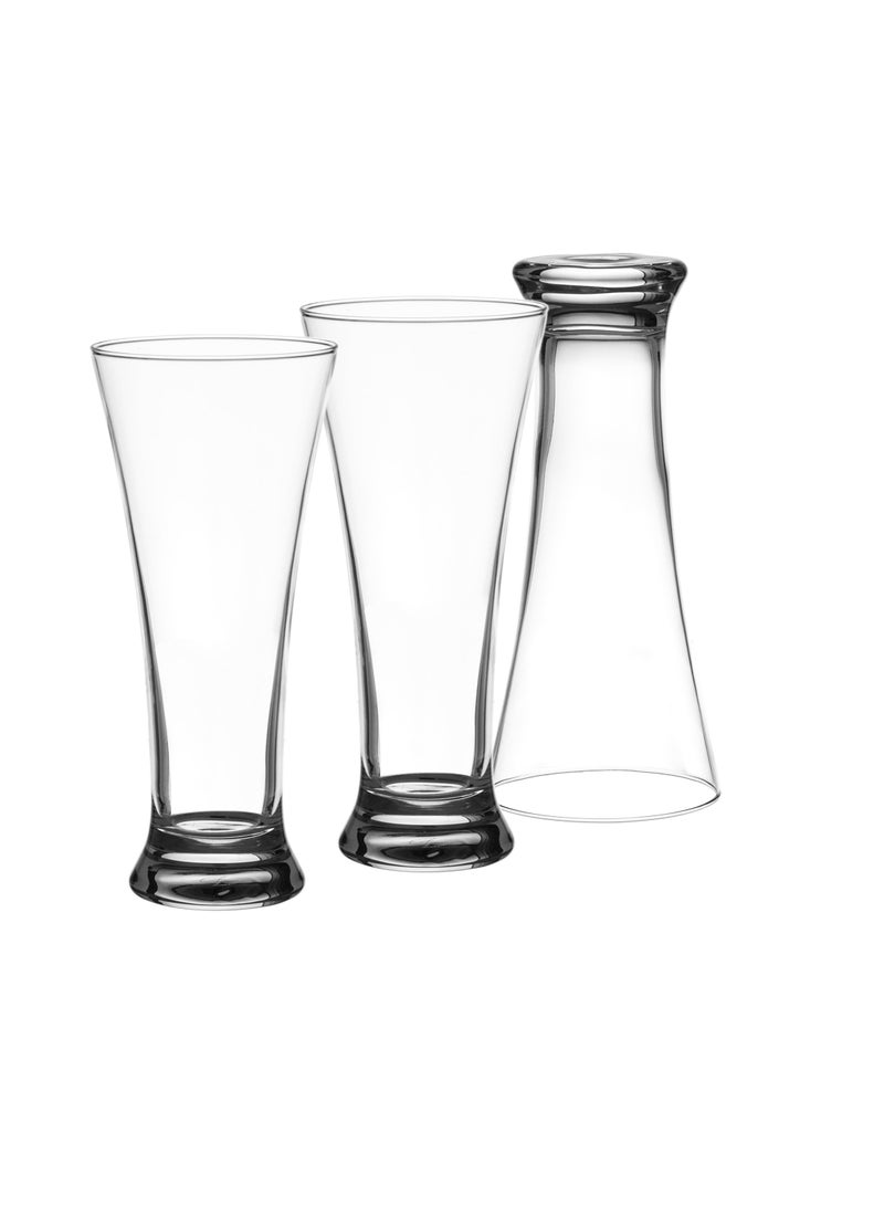 Pasabache Set of 3 tall Turkish glasses multi use - Image 2