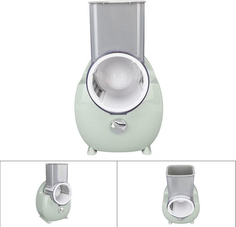 HEEPDD Electric Vegetable Shredder, Rechargeable Multifunctional Cutter, Chops and Shreds, Portable and Efficient for Kitchen (Green) - Image 3