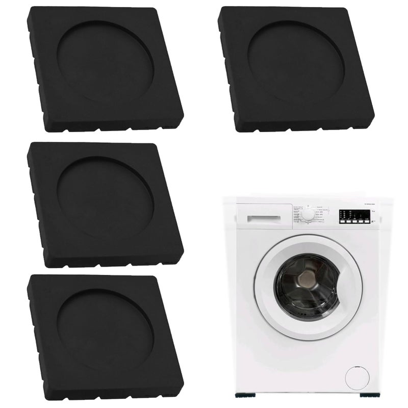 KASTWAVE 4PCS Anti-Vibration Silicone Rubber Pads for Washing Machines & Dryers – Non-Slip, Noise-Reducing, Shock-Absorbing Feet Pads for Appliances, Washers, and Furniture - Image 1