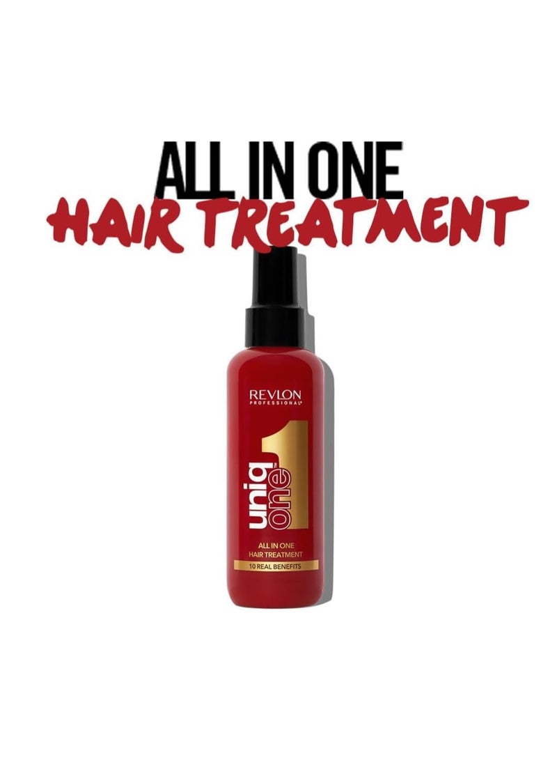 UniqOne Leave In Conditioner Classic Duo Pack Gifts For Women Men Hair Treatment For Shine And Frizz Control 2 x 150ml