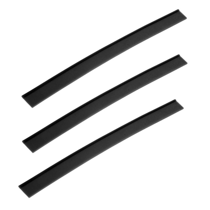 3Pcs Black Rubber Squeegee Replacement Strips For Glass Shower Doors And Car Windshields - Image 2
