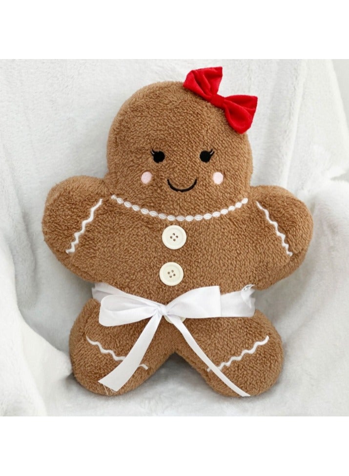 KUYING New Gingerbread Man Pillow Plush Doll - Image 2