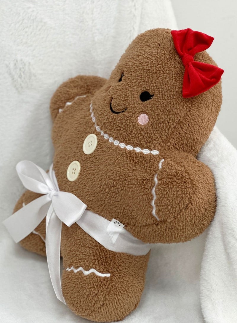 KUYING New Gingerbread Man Pillow Plush Doll - Image 3